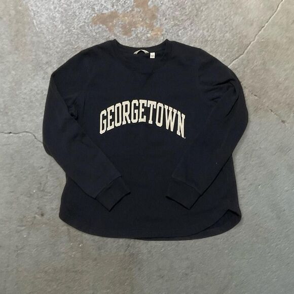 Vintage Womens Georgetown Crewneck - Picture 1 of 2